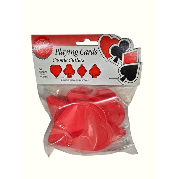 Wilton Playing Cards Cookie Cutters - Picture 1 of 4